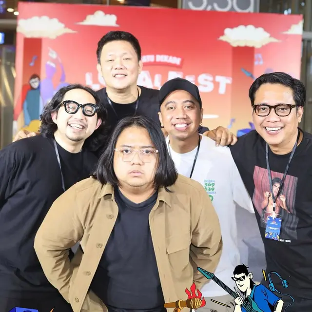 Potret Kenangan Musisi sekaligus Penyiar Radio Gustiwiw Bersama Publik Figur (Instagram/@ricolubis)
