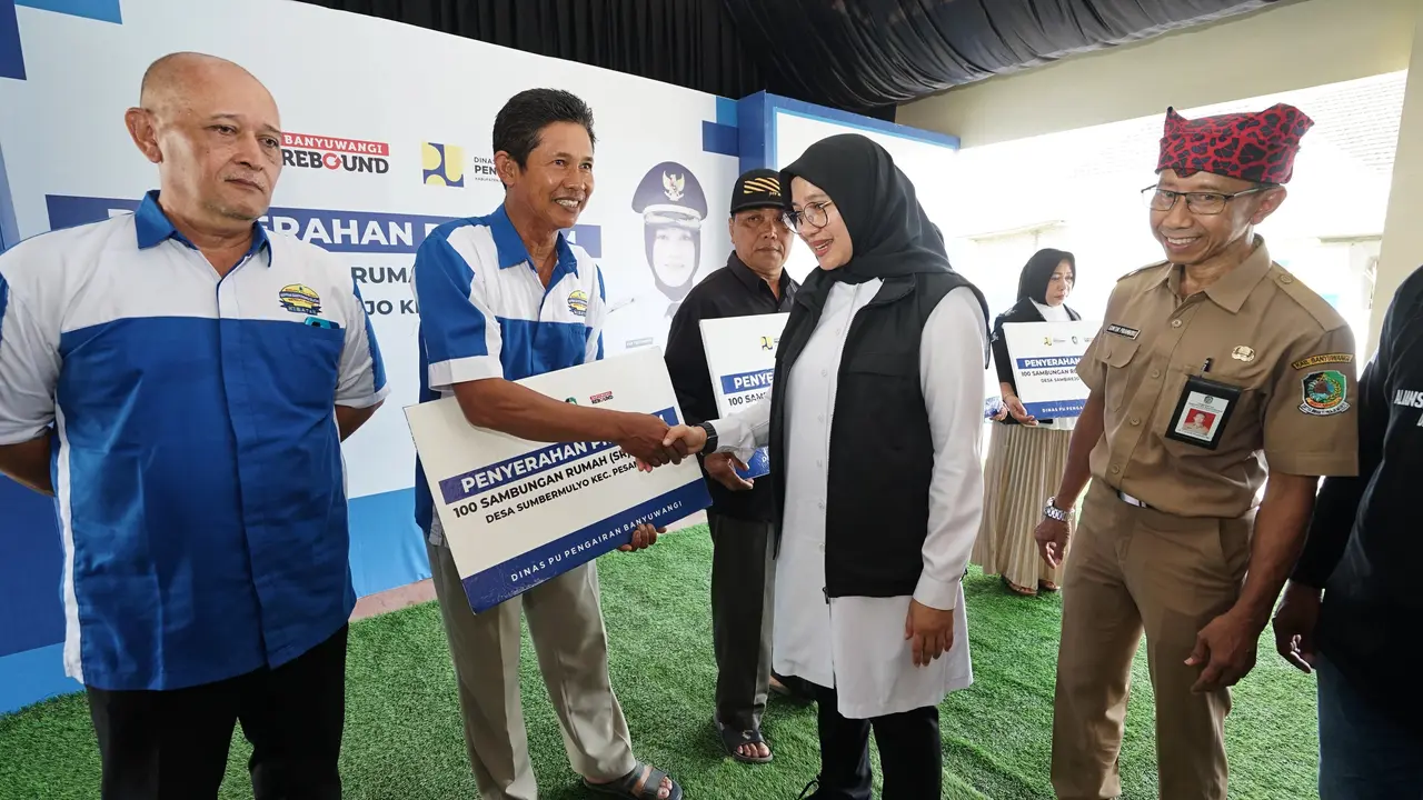 Mudahkan Akses Warga, Banyuwangi Bangun Ribuan Saluran Air Bersih Gratis di Desa-Desa