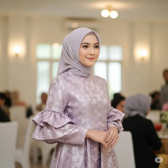 Model Ruffle Bertingkat