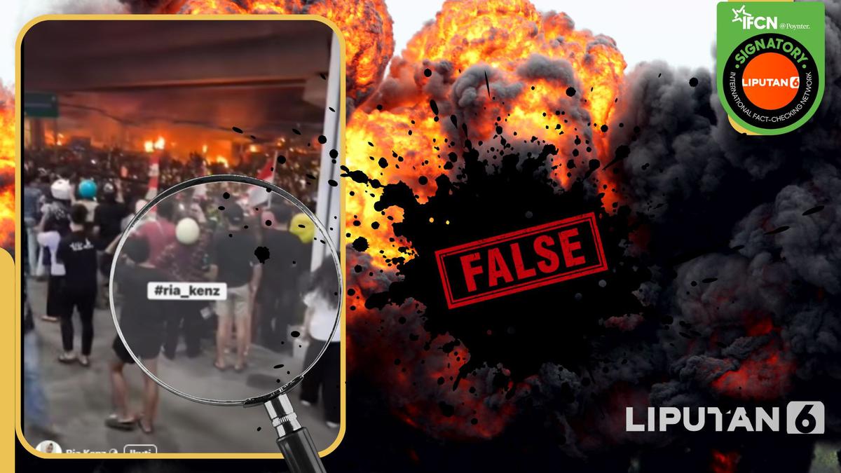 Cek Fakta: Tidak Benar Dalam Video Ini Situasi di Jakarta Utara