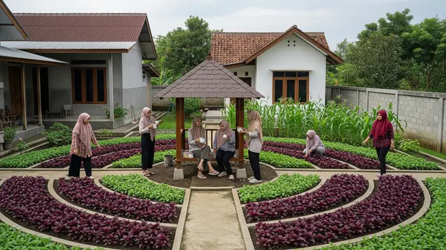 Kebun Sayur untuk Ibu-Ibu Arisan