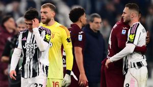 Pertandingan antara Juventus kontra Torino pada ajang Liga Italia 2025/2026. (MARCO BERTORELLO / AFP)