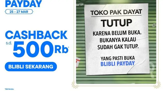 Lebaran Tinggal Menghitung Hari, Penuhi Semua Kebutuhan dan Nikmati Diskon Spesial