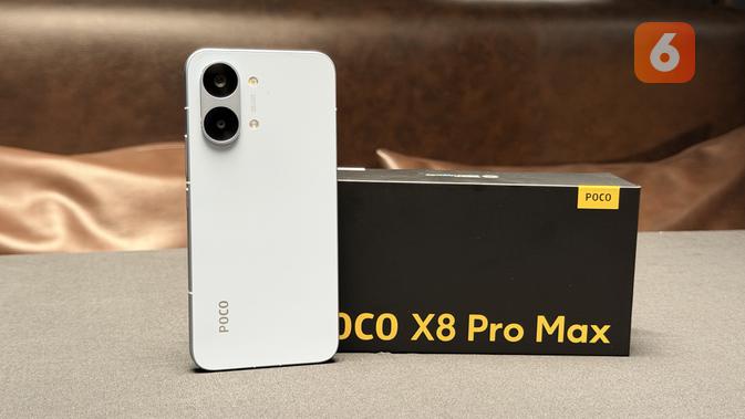 Poco X8 Pro Max resmi meluncur di Indonesia. (Liputan6.com/ Yuslianson