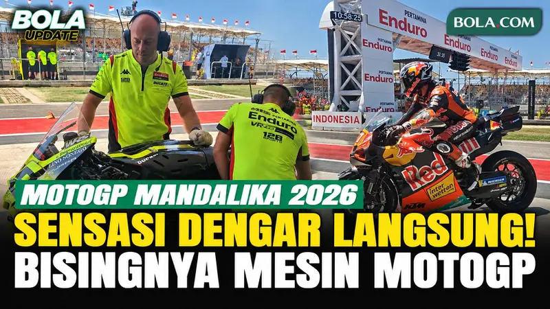 Seberapa Bising Mesin MotoGP? Begini Suaranya Langsung dari Sirkuit Mandalika!