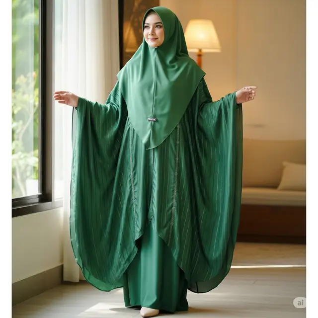 Gamis Kaftan Batwing