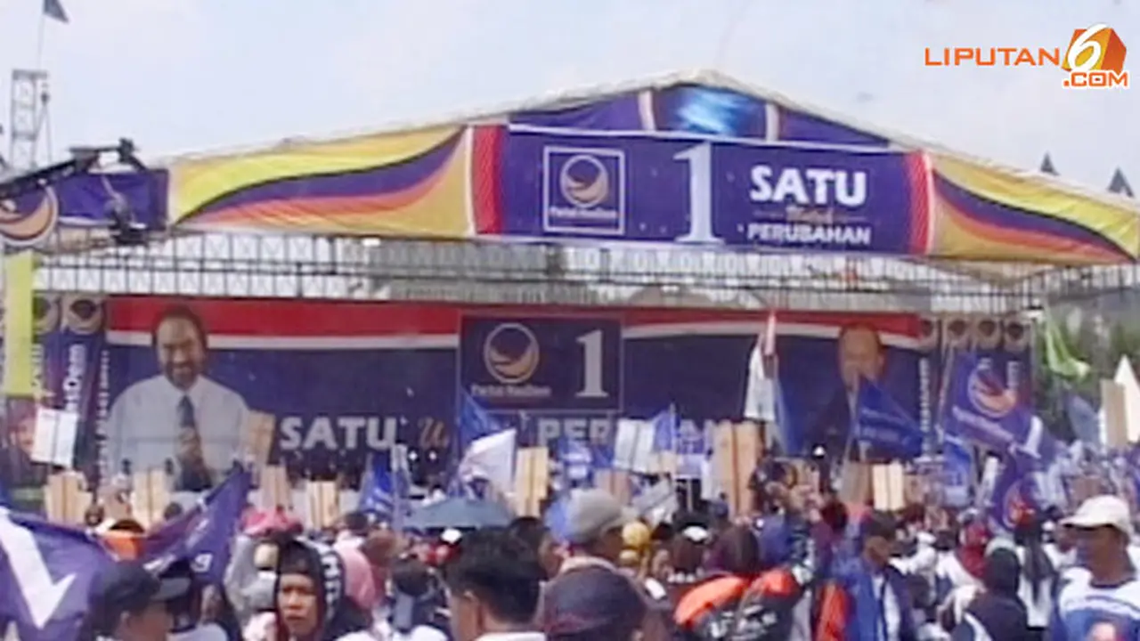 Nasdem Ajak Warga Gunakan Hak Pilih di Stadion Tugu