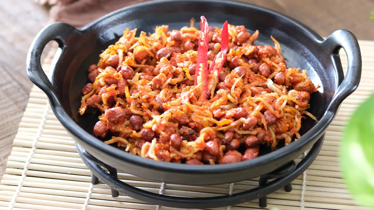 Sambal teri kacang