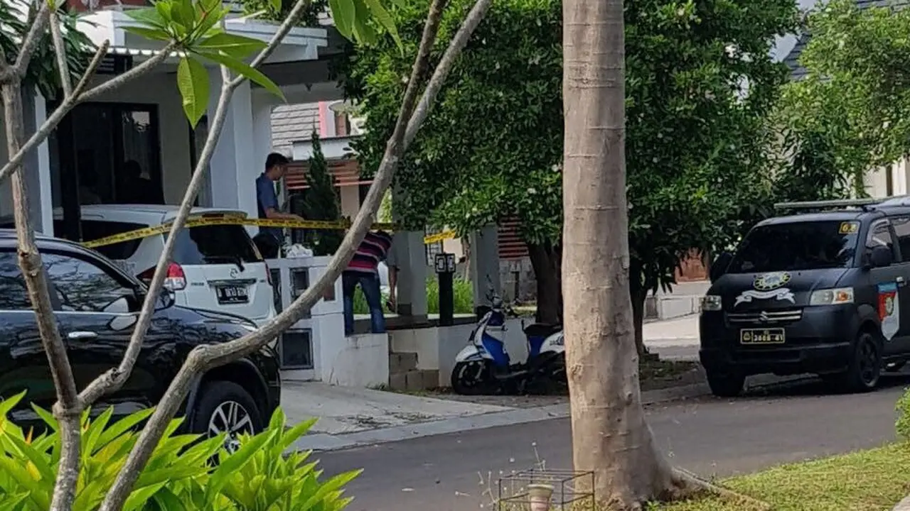 Rumah terduga teroris SP di Serpong, Tangerang Selatan