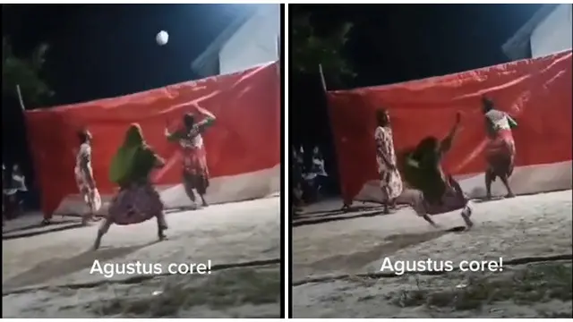 6 Momen Apes Peserta Lomba Ikut 17 Agustusan