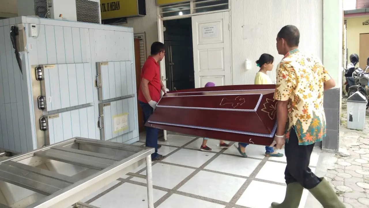Peti jenazah untuk SN