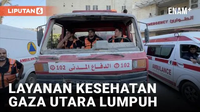 VIDEO: Krisis Layanan Kesehatan di Gaza Utara, Ambulans dan Rumah Sakit Terhenti Total!