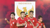 Timnas Indonesia - Kadek Arel, Dony Tri, Toni Firmansyah, Arlyansyah (Bola.com/Adreanus Titus)
