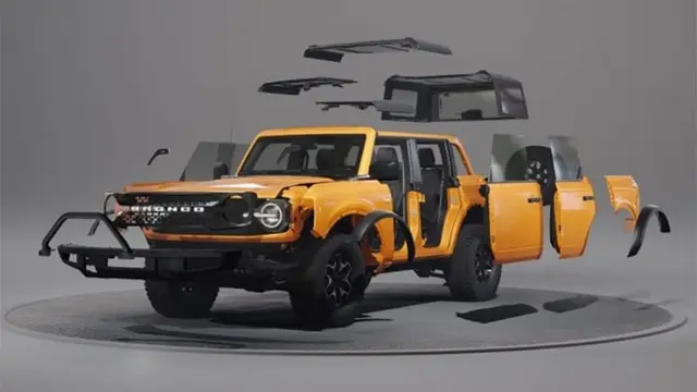 Desain modular Ford Bronco. (Dok: Ford)