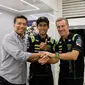 Hafizh Syahrin akan tetap bersama Tech 3 hingga MotoGP 2019. (Twitter/@Tech3Racing)