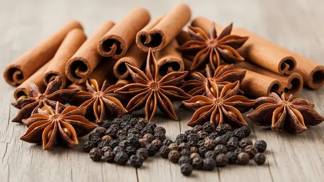 Ilustrasi Rempah Dapur Dengan Aroma Kuat