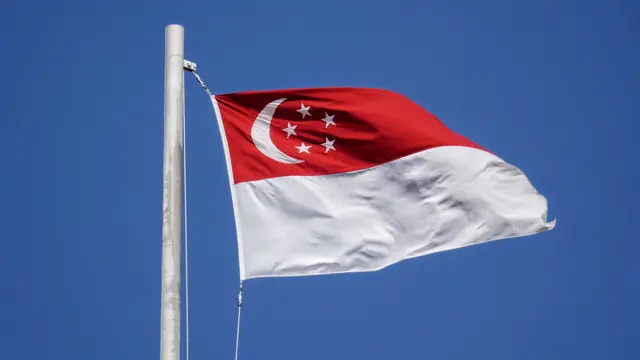 Bendera Singapura (unsplash)