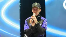 Tim memperkenalkan YZR-M1 versi terbaru yang telah didesain ulang total yang akan menjadi senjata utama bagi dua pembalap andalan mereka, Fabio Quartararo dan Alex Rins. (Bola.com/M Iqbal Ichsan)