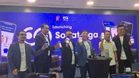 PT Liga Indonesia Baru (LIB) meluncurkan aplikasi bernama Sobat Liga di Kantor PT LIB, Menara Mandiri 2, Jakarta Pusat, pada Senin (28/4/2025). (Bola.com/Muhammad Adi Yaksa).