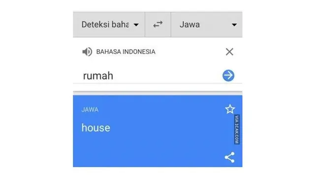 Terjemahan Google Translate Bahasa Jawa Ini Bikin Mikir Dua Kali