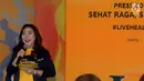 Presdir Sun Life Infonesia Elin Waty memberikan sambutan pada acara sosialisasi kampanye kesehatan Live Healthier Lives di di Jakarta, Kamis (11/7/2019). Kampanye tersebut mengajak masyarkat Indonesia untuk menerapkan investasi kesehatan dalam mendukung kualitas hidup. (Liputan6.com/HO/Bon)