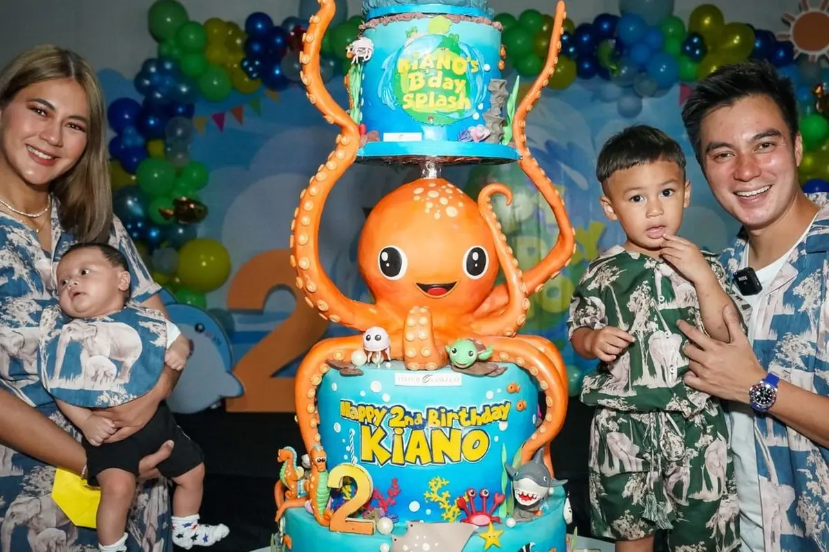 Pesta ulang tahun ke-2 Kiano putra Baim Wong di Ancol (Foto: Instagram/@baimwong)