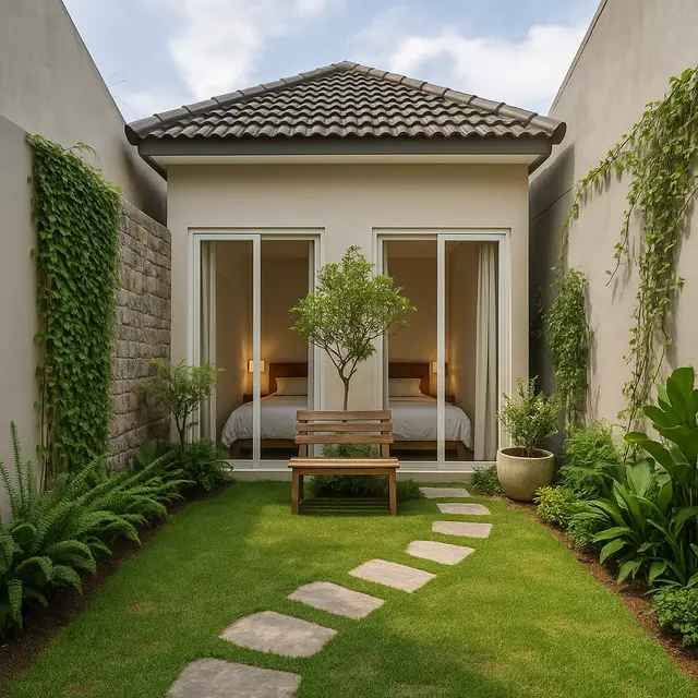 Model Rumah 2 Kamar Tidur di Lahan Mini (Foto: ChatGPT)