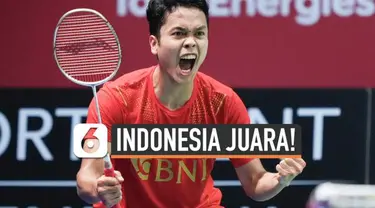 Indonesia akhirnya berhasil kembali juarai Piala Thomas usai tumbangkan tim China 3-0 di Ceres Arena hari Minggu (17/10). Indonesia terakhir kali raih Thomas di tahun 2002.