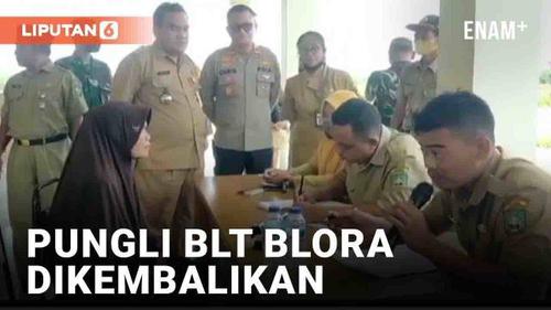 VIDEO: Pungli BLT Dikembalikan ke Warga Usai Viral, Langsung Dipantau Bupati Blora