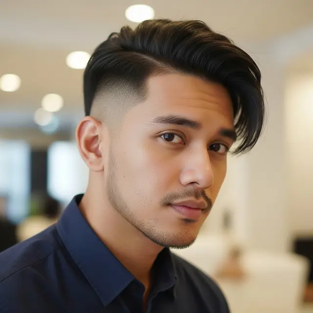 Model Rambut Pria Undercut Panjang Atas
