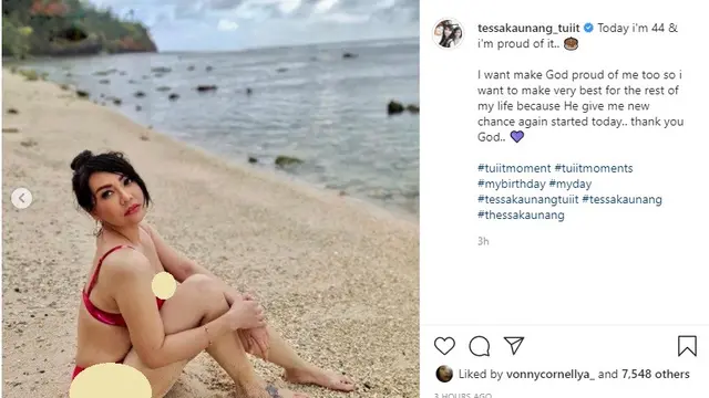 Tessa Kaunang (Foto: Instagram/@tessakaunang_tuiit)