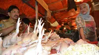 Ayam tiren dan gelonggongan beredar di Bengkulu (Liputan6.com / Yuliardi Hardjo Putro)