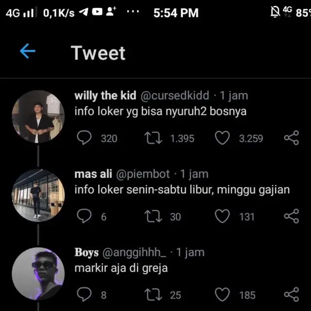 6 Cuitan Netizen Tanya Loker Ini Bikin Tepuk Jidat, Susah Cari Infonya