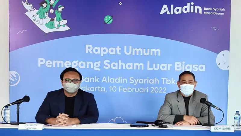 PT Bank Aladin Syariah Tbk merombak susunan Direksi dan Komisaris perseroan melalui Rapat Umum Pemegang Saham Luar Biasa (RUPSLB)