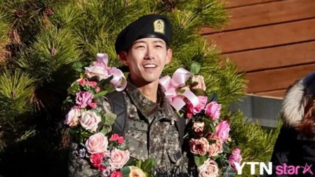 Kwanghee usai wajib militer (sumber: YTN star)