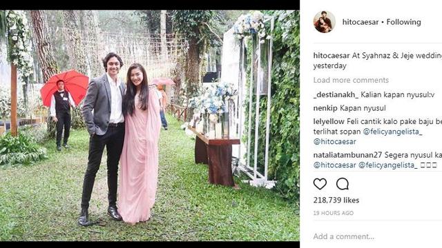 Caesar Hito dan Felicya Angelista