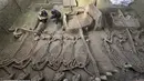 Dua orang peneliti menemukan sebuah lubang penguburan kuda di Luoyang, Cina yang berisi beberapa kerangka kuda yang utuh dan kereta. Makam yang berumur 2.500 tahun ini sudah digali sejak tahun 2009. (Dailymail) 