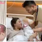 Momen Jessica Mila dan Keluarga Gendong Baby Kyarra. (Sumber: Instagram/pettyhasibuan/jesicamila03)