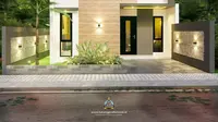 ilustrasi rumah tanpa pagar by pinteres-tukang profesional