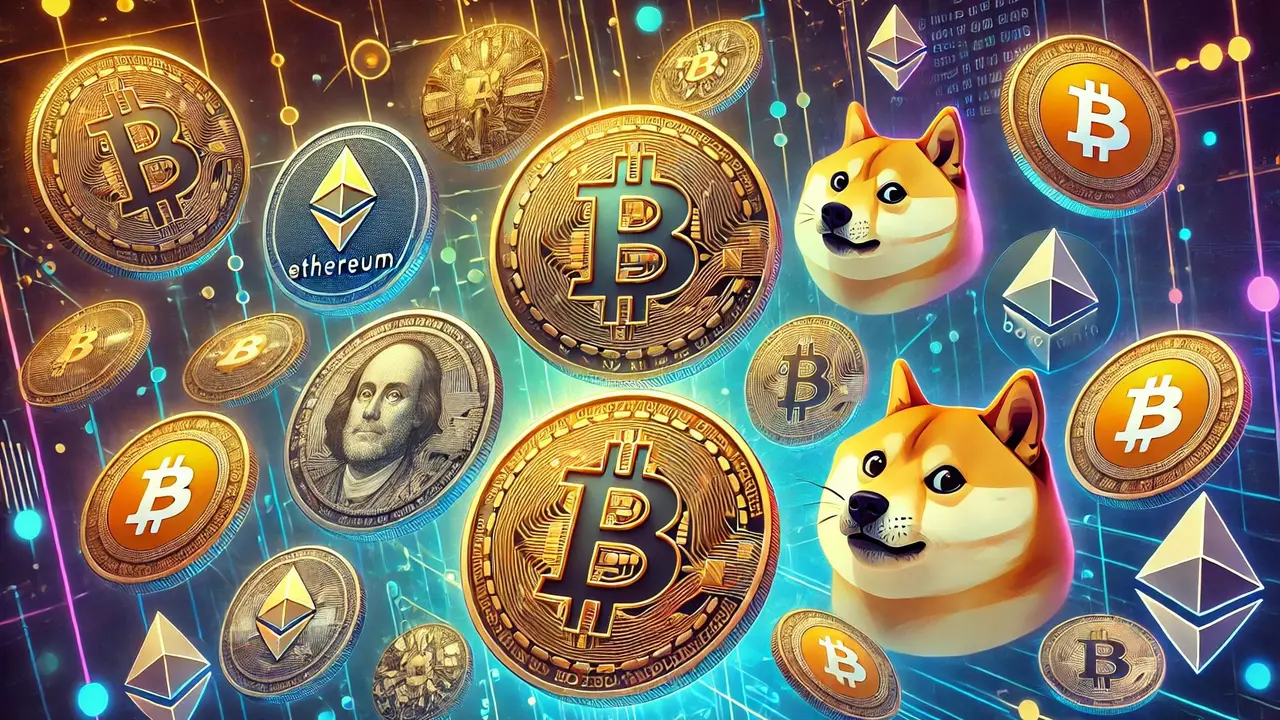 Ilustrasi kripto. (Foto by AI)