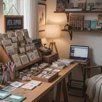 Ilustrasi Jualan Alat Tulis Kantor/Gemini AI