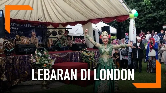 WNI yang bermukim di London merasakan nuansa Jawa Barat saat merayakan lebaran 2019. Selain aneka kesenian dari bumi priangan, juga dihidangkan aneka sajian khas lebaran.