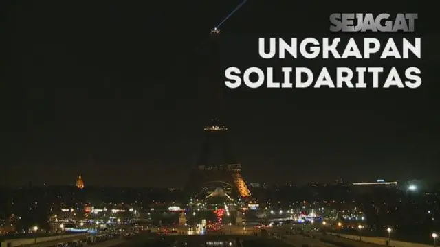 SEJAGAT:  Paris Padamkan Lampu Menara Eiffel Untuk Kota Aleppo