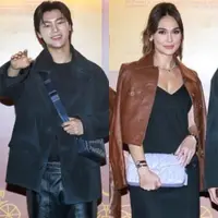 Lihat di sini beberapa potret adu gaya artis pakai leather di acara Grand Opening The Coach Restaurant pertama dunia, dari Kang Min Hyuk hingga Luna Maya.
