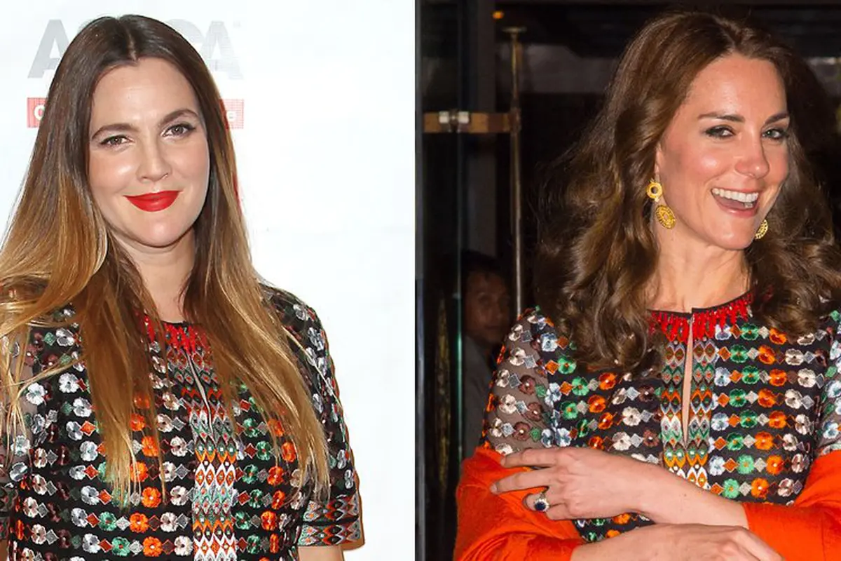 Drew Barrymore dan Kate Middleton