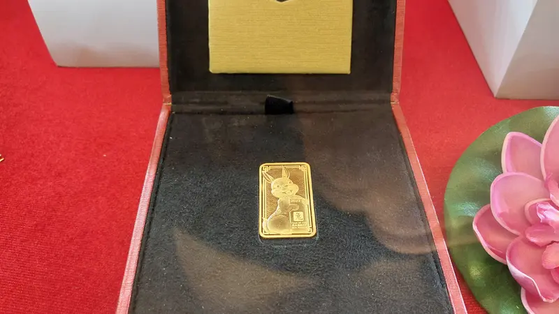 PT Aneka Tambang Tbk (Antam) resmi meluncurkan emas batangan seri spesial Imlek 2023