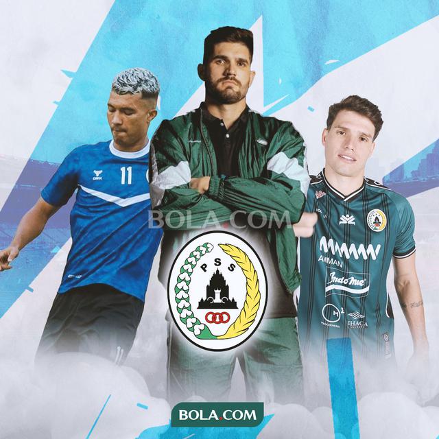 Ilustrasi - Tiga pemain PSS Sleman