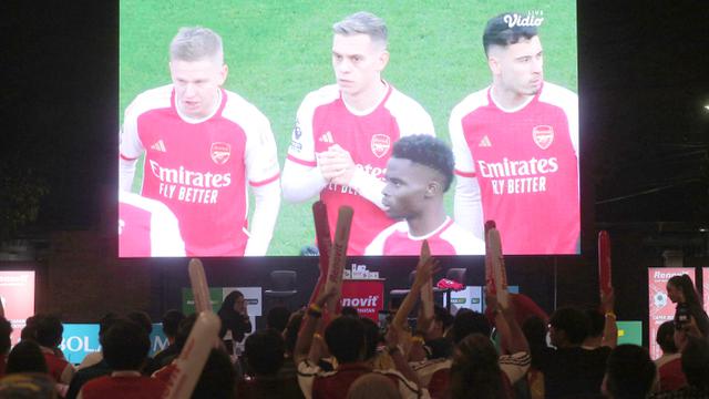 Nobar Arsenal vs Wolves Bersama Renovit
