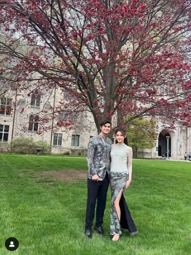 Ditemani Cinta Brian, Callista Arum hadiri wisuda sang kakak di Amerika (Foto: instagram callistarum)