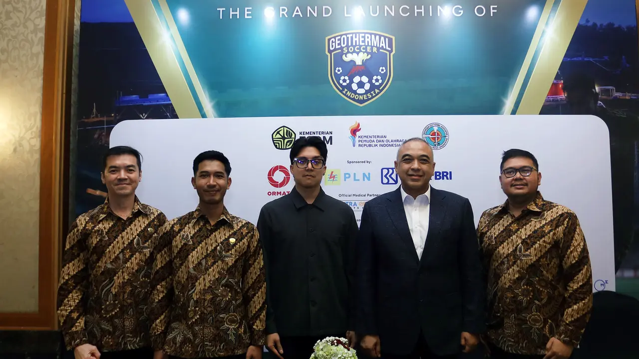 Geothermal Soccer Indonesia atau GSI diluncurkan dalam grand launching yang berlangsung di Jakarta, Jumat (26/6/2026).